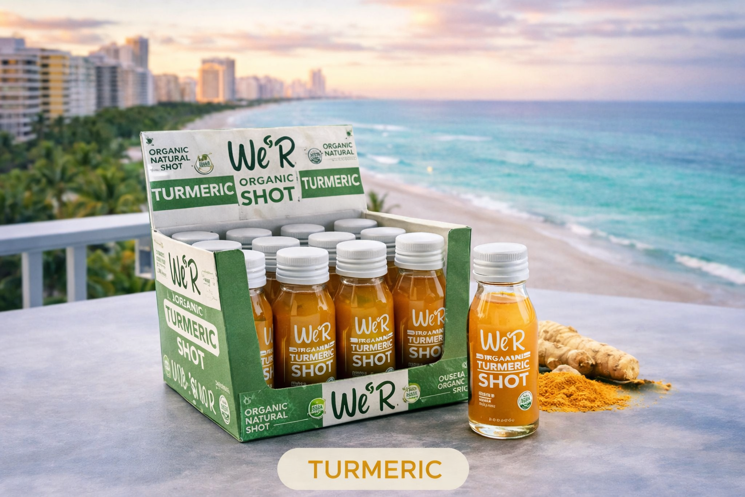 Organic TURMERIC Box (12 bottles) FREE Shipping! – We´R 100% Fruit ...
